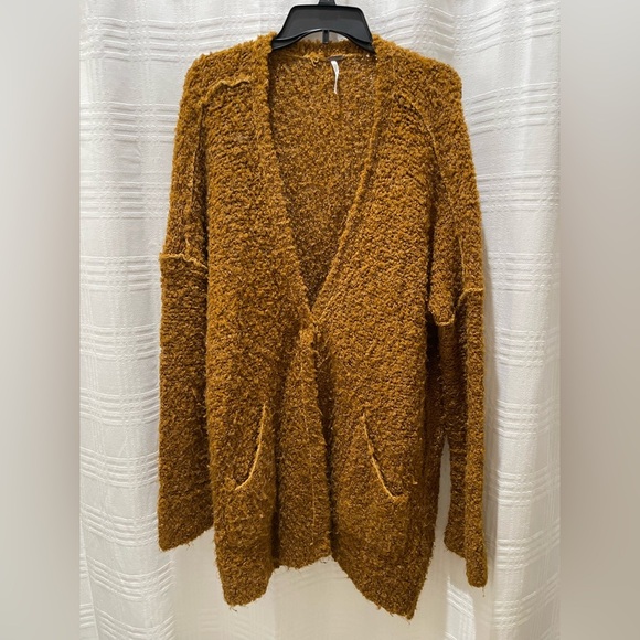 Free People luxury alpaca blend cardigan